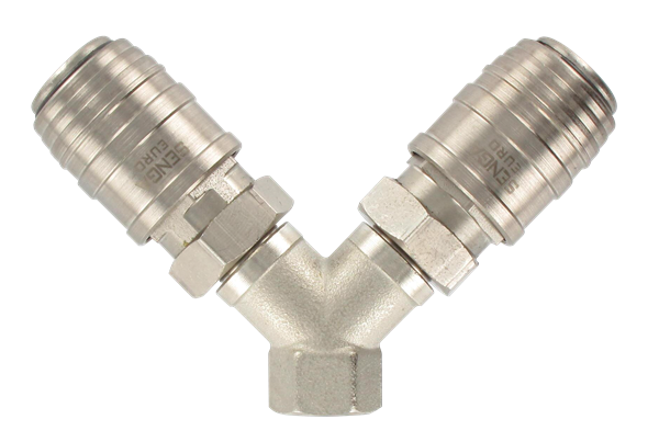 Distributeur 2 voies implantation femelle cylindrique